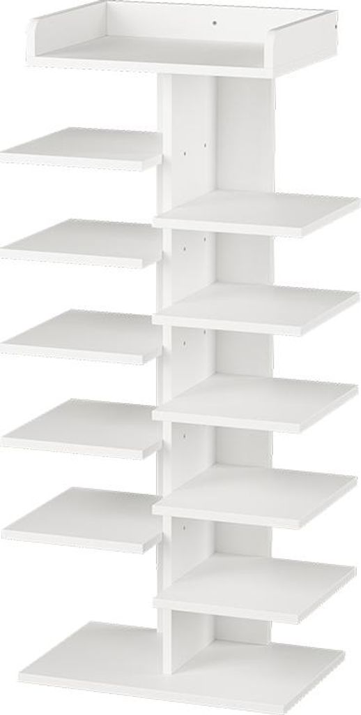Botník Vicco Stepy Bílá 45 x 114 cm s 10 přihrádkami, Model Obrázek produktu 