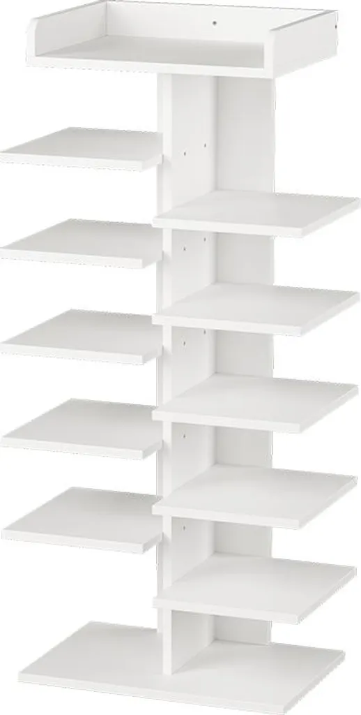 Meuble chaussures Vicco Stepy 10 compartiments compact blanc 45x114cm - 2