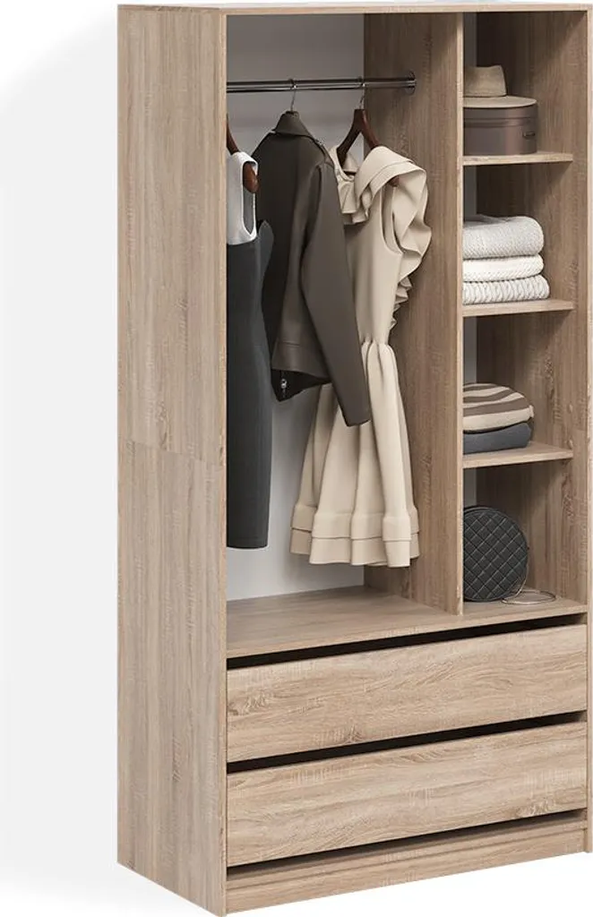 Armoire Livinity Trento 2 tiroirs pour optimiser le rangement bureau