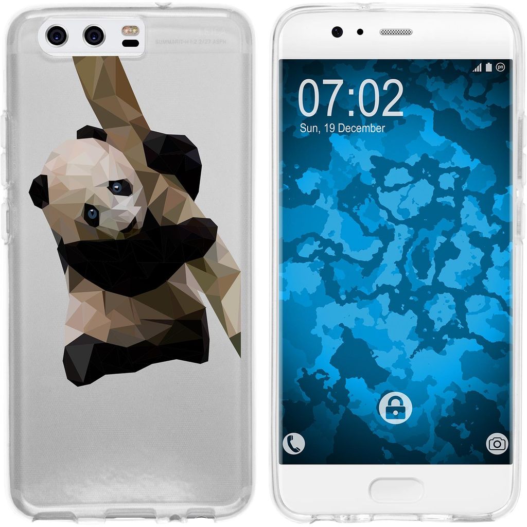 PhoneNatic Case kompatibel mit Huawei P10 Plus Silikon-Hülle Vektor Tiere M4
