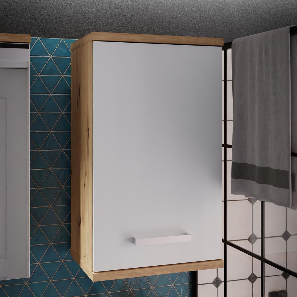 Forte VERIS Hängeschrank 40, moderner Badezimmerschrank, Produktbild 