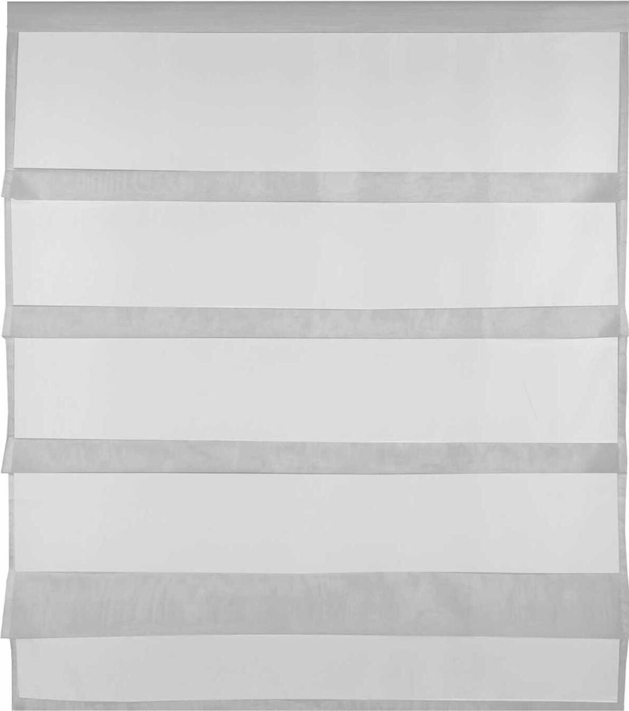 Gardine Raffoptik mit Stangendurchzug, Größe: 90x110cm, Produktbild 
