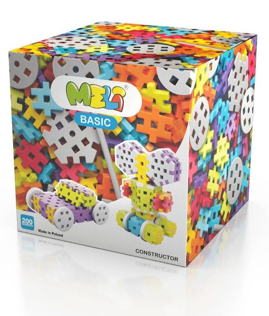 Meli Basic Constructor blocchi da costruzione 200 pezzi. Immagine del prodotto 