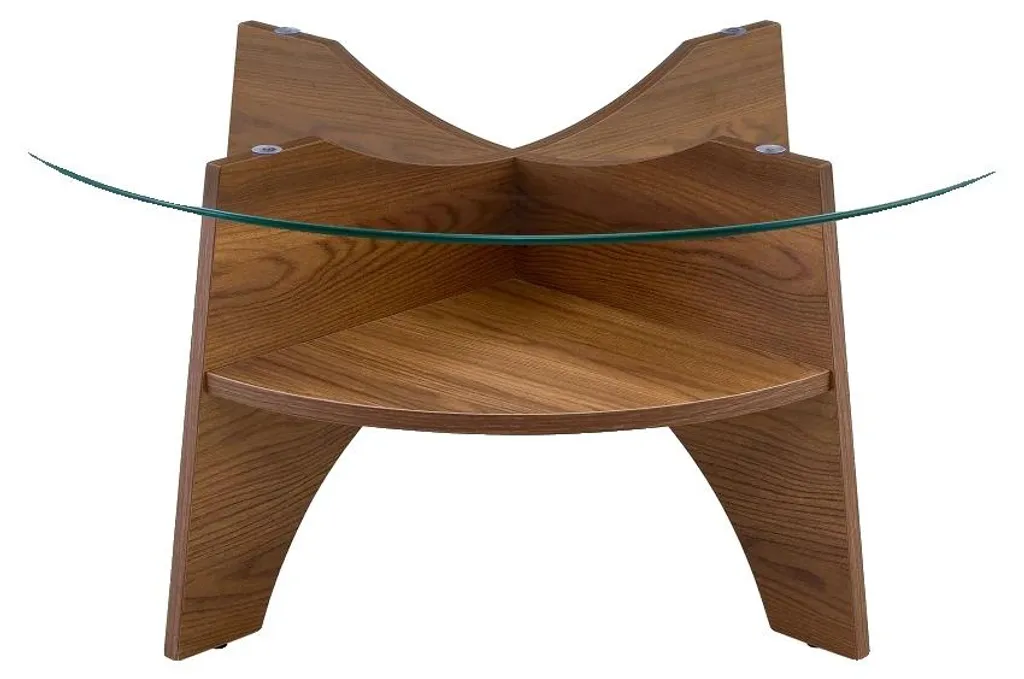Table d'appoint stable et facile à nettoyer, verre trempé anti-tache