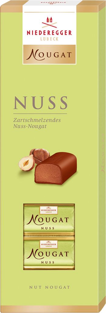 A product package for Niederegger Nougat.