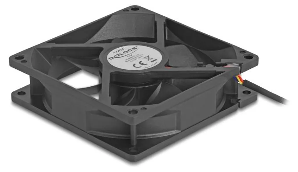 Solution de Refroidissement Informatique Ventilateur Delock 92mm 12V - 2