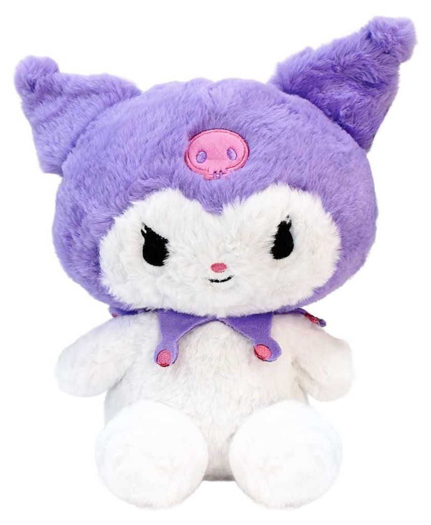 Kuromi mit lila Mütze Kuscheltier - ca. 23 cm Produktbild 