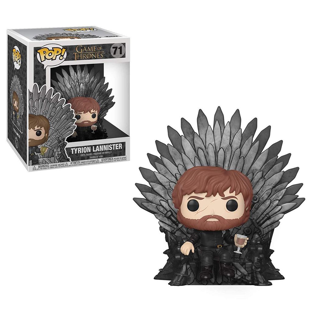 Funko POP! Deluxe: GOT S10 - Tyrion Sitting on Throne 37404 Imagen del producto 