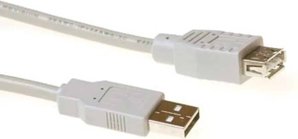 ACT Cavo USB 2.0 Tipo A Maschio - Riorganizza il Tuo Spazio di Lavoro
