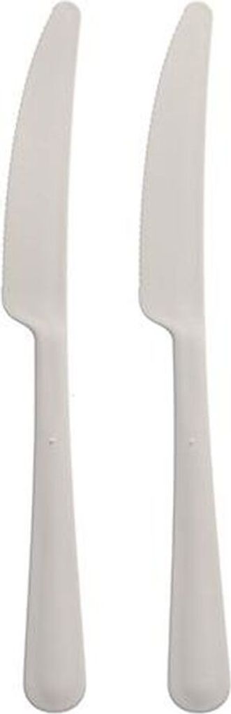 200 "Circulware by Haval" Mehrweg-Messer PP-MF 19.7 cm weiss "Gaia" extra stabil. in Spenderbox