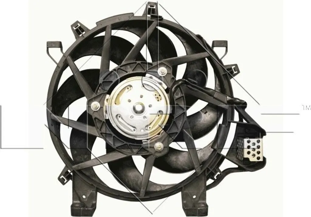 Ventilateur de radiateur robuste NRF 47690 OE 1341195 haute performance