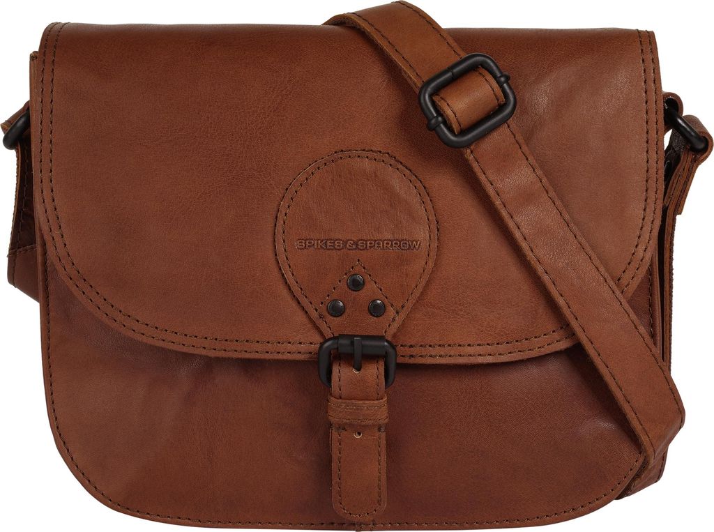 Spikes & Sparrow Umhängetasche Damen 101003 cognac
