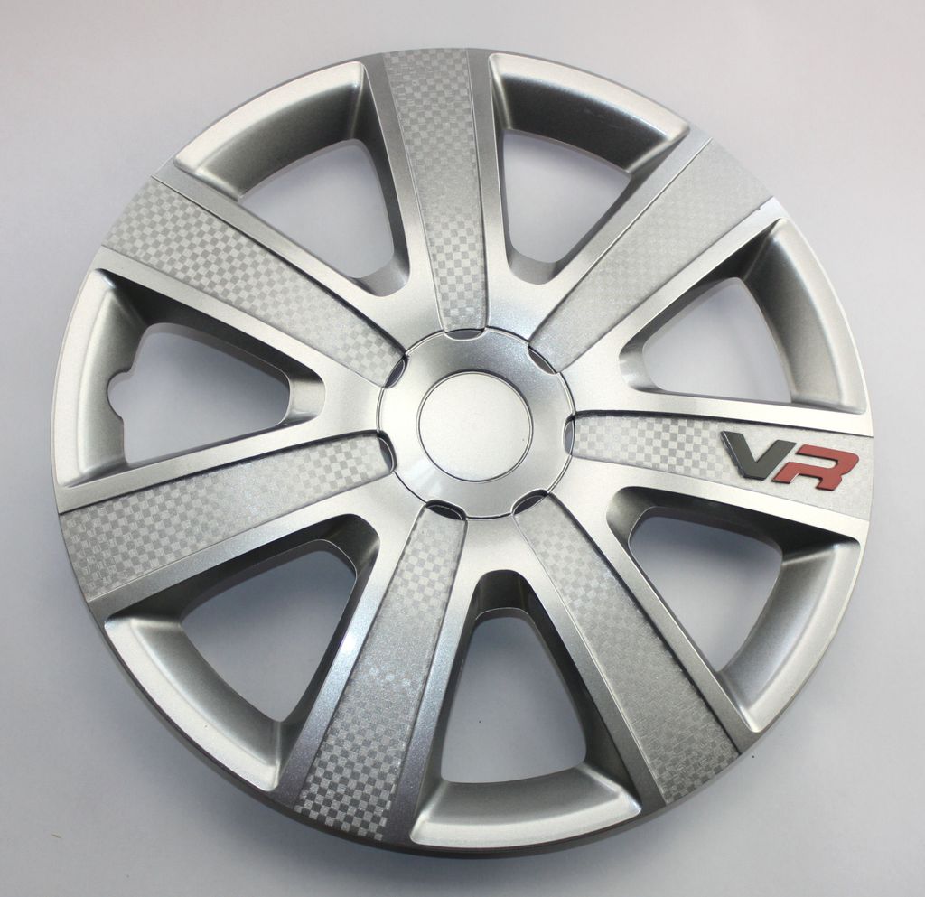 SET Radkappen Radzierblenden 4er Satz 15 VR silver Produktbild 