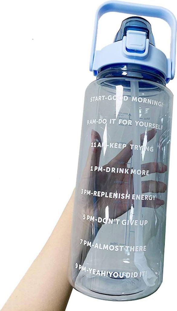 Große Kapazität Sport Trinkflasche mit Klickverschluss Produktbild 