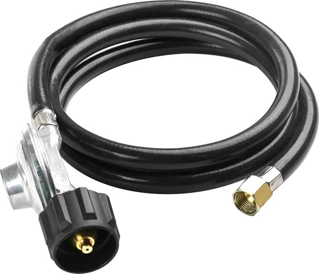 Tuyau d'extension gaz propane 1m50 pour barbecue et réchaud extérieur