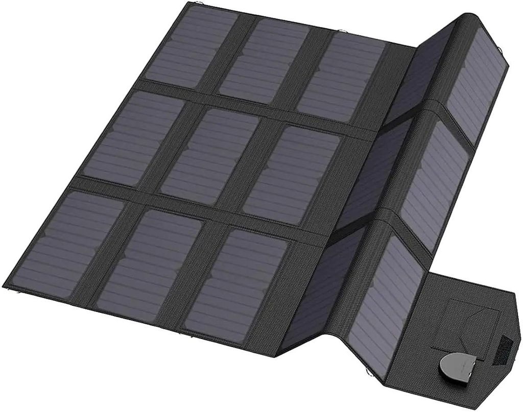 Tragbares Solarpanel, 100W Leistung, 18V Ausgang, faltbares Design, leicht 2,15 kg, kompatibel mit verschiedenen Geräten