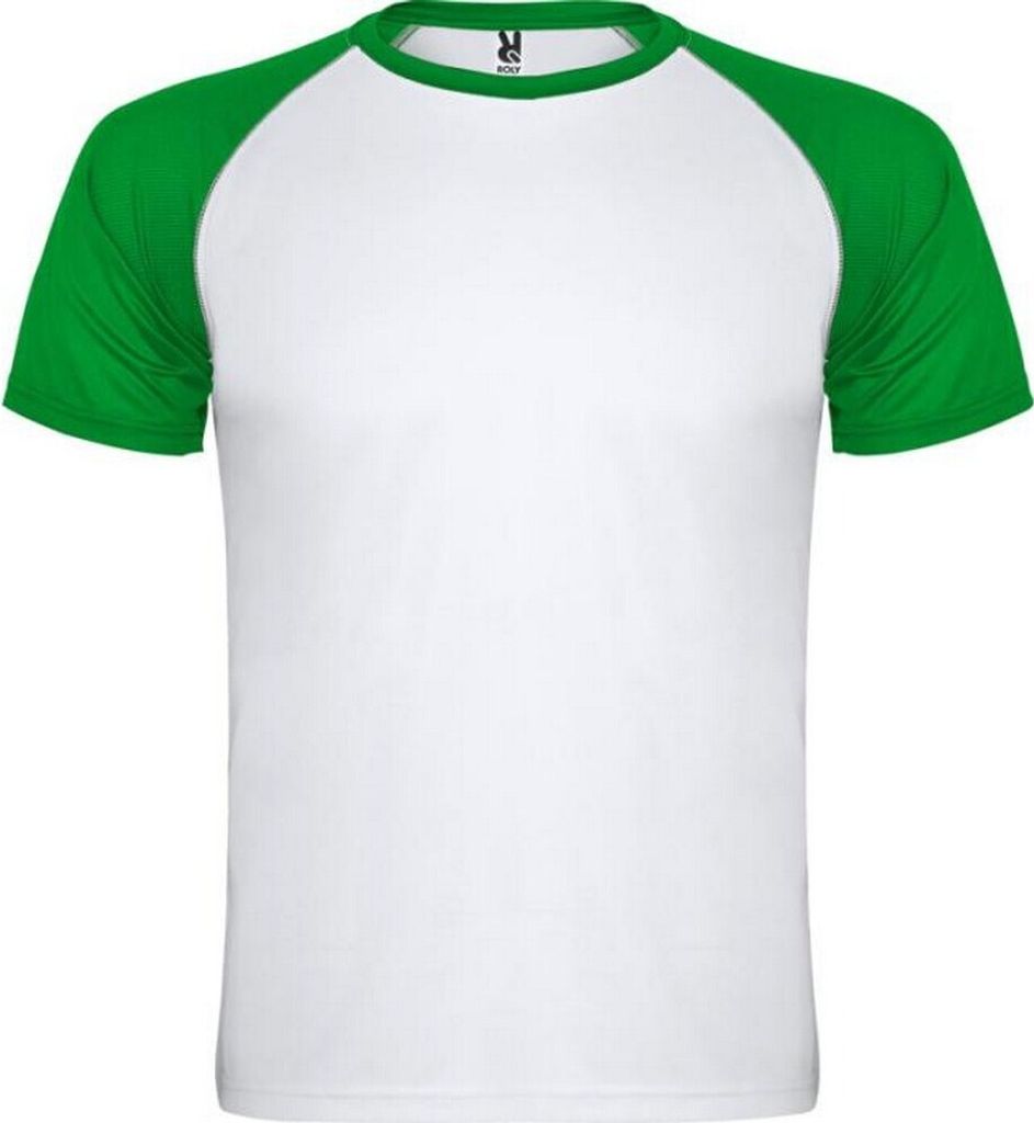 Roly - "Indianapolis" T-Shirt für Herren/Damen Uni - Sport kurzärmlig PF4436 (XXL) (Farngrün)