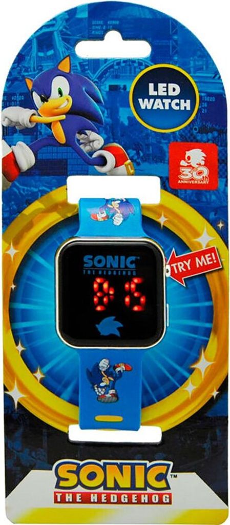 Sega Sonic Uhr Blau  Blau One Size Produktbild 