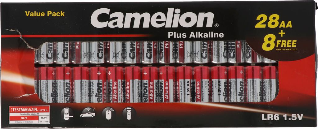 28+8 gratis, Sparpack Camelion Plus Alkaline Mignon Obrázek produktu 