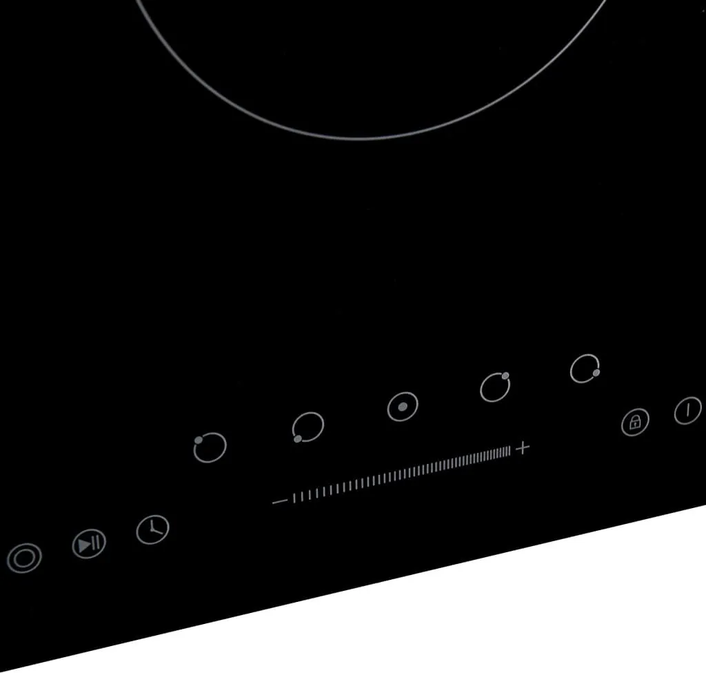 Table de cuisson 77cm 5 plaques vitrocéramique 8500W avec Touch Control - 2