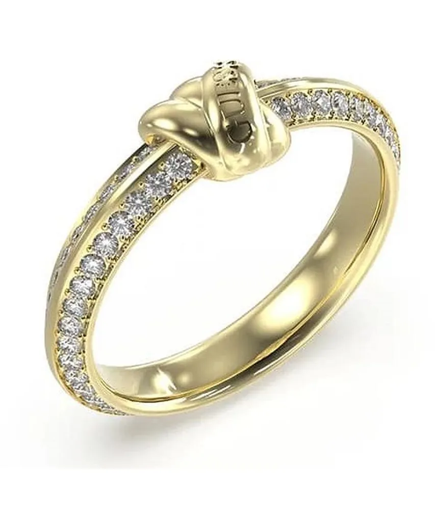 Regalo Donna: Anello Guess R-12 Oro - Scatola Originale Inclusa