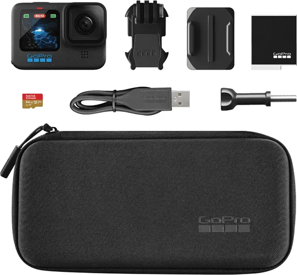 Caméra d'action GoPro Hero 12 - Parfaite pour le Vlog et le Sport Extrême
