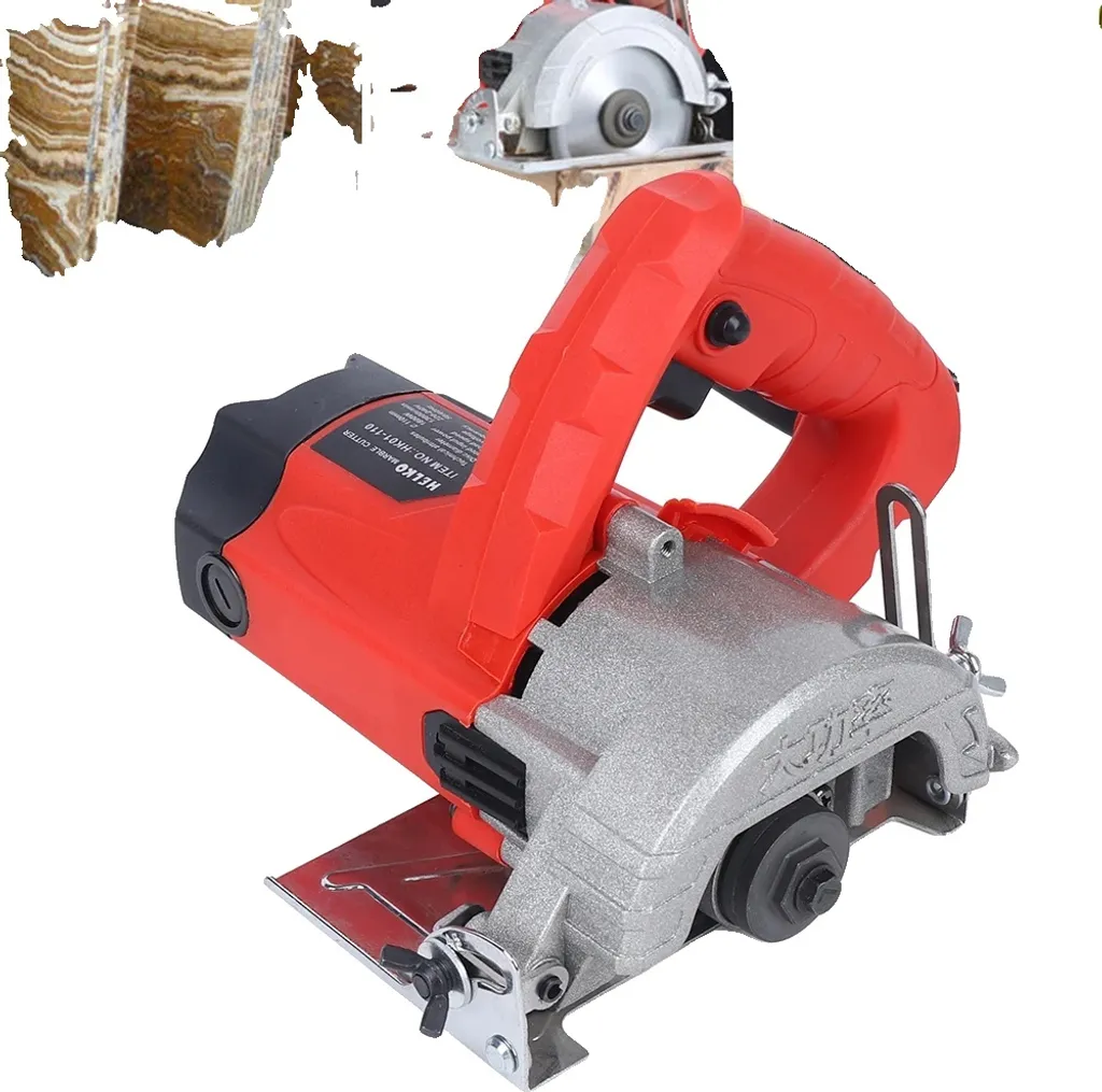Taglierina Elettrica Rossa 1580W - Potenza Portatile per Marmo e Mattoni