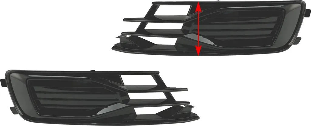 Grille antibrouillard en plastique durable noir haute résistance aux UV