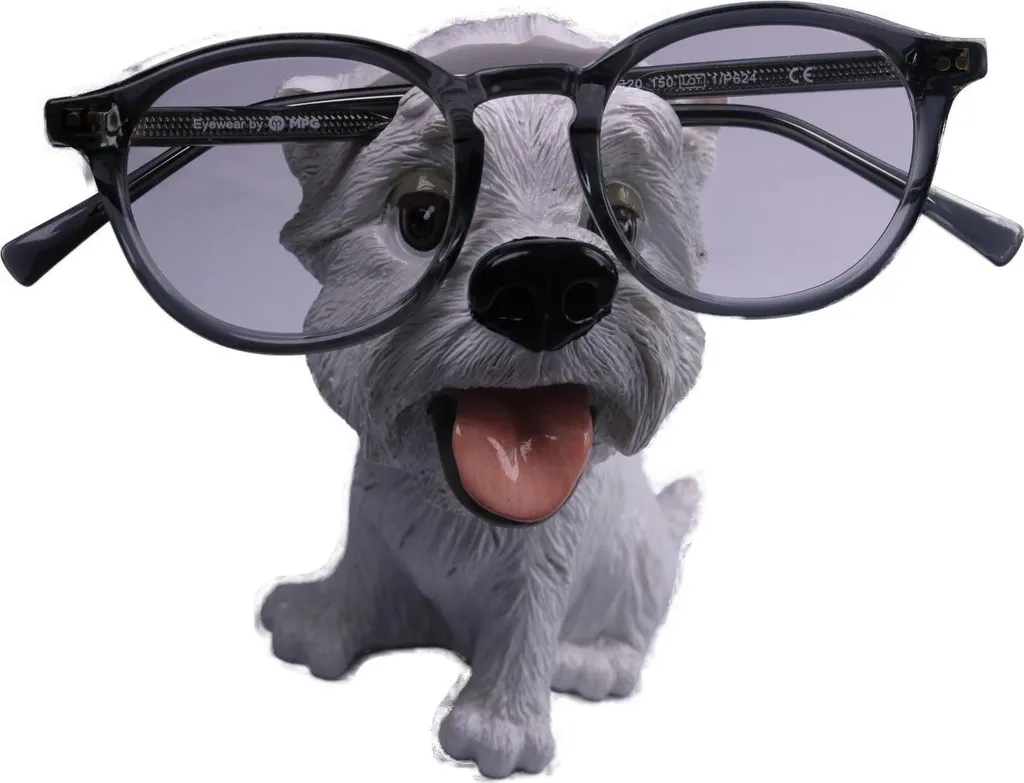 Stop aux rayures : Support lunettes Westie pour protéger vos verres
