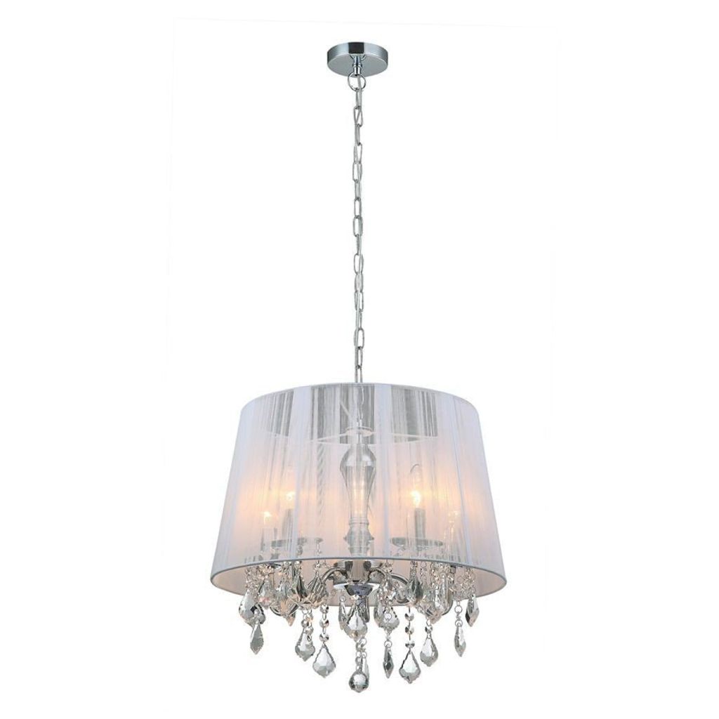 Italux Cornelia lampadario con cristalli cromo MDM-2572/5 W Immagine del prodotto 