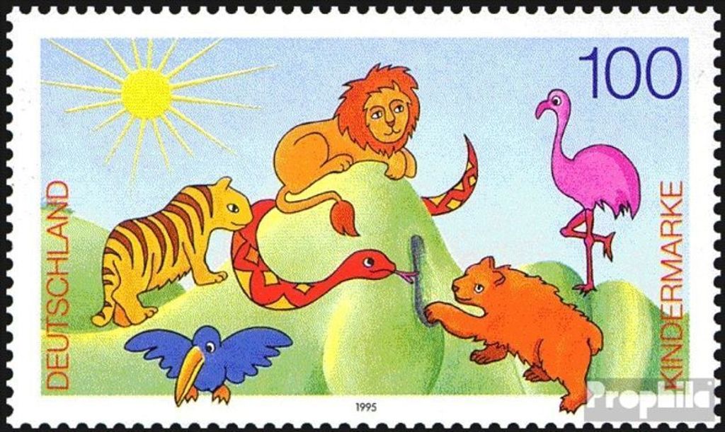 Briefmarken BRD (BR.Deutschland) 1995 Mi 1825 (kompl.Ausg.) FDC Für uns Kinder / Bl.34