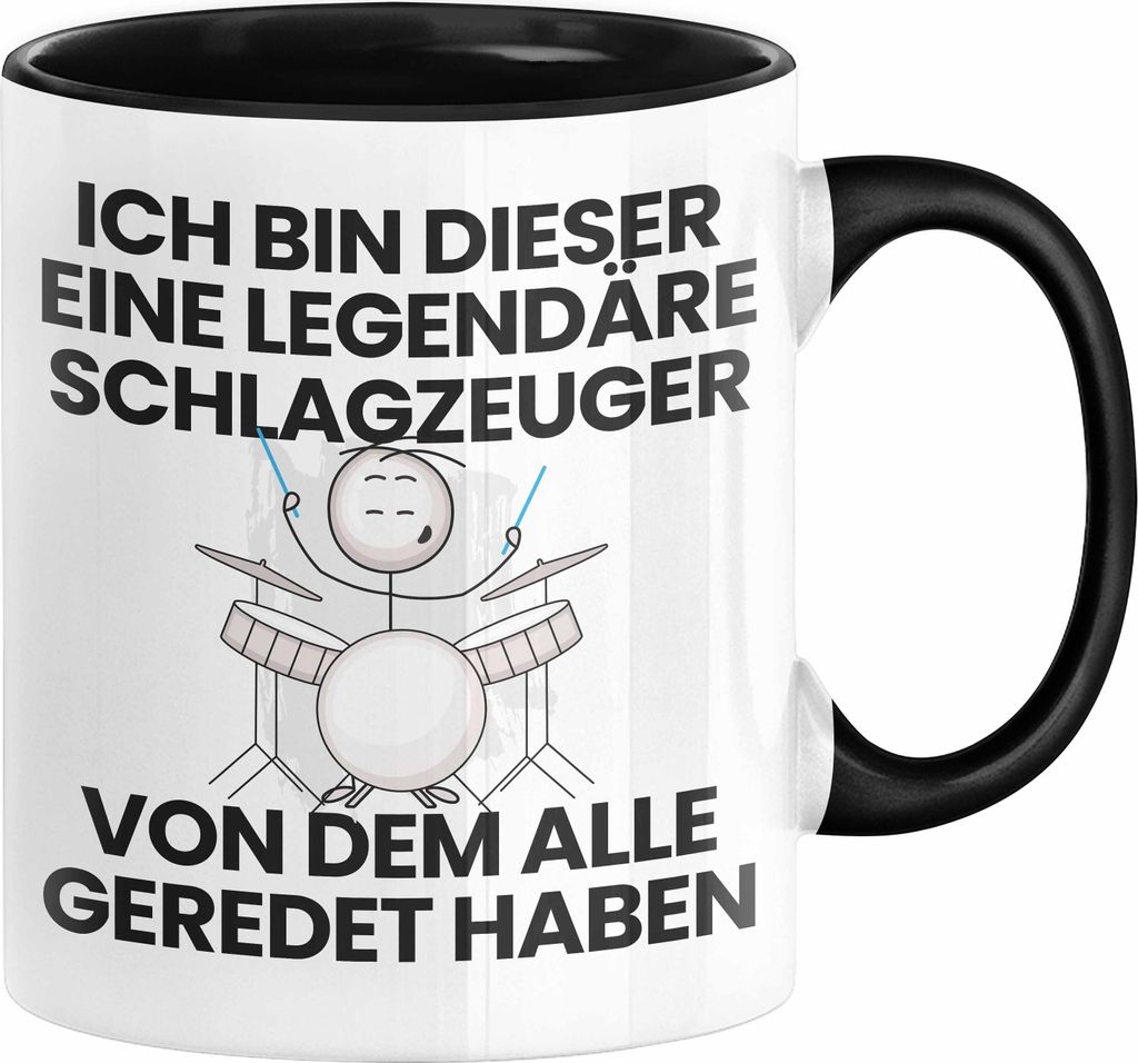 Schlagzeuger Geschenk Tasse Lustige Geschenkidee Geburtstag für Schlagzeuger Ich Bin Dieser Legendäre Schlagzeuger Von Dem Alle Geredet Haben Kaf...