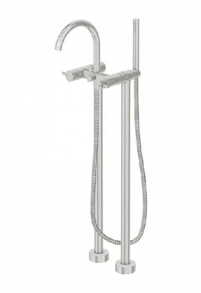 Steinberg Serie 100 Wannenarmatur, freistehende Zweigriff-Armatur, Ausladung 231 mm, 1001162BN