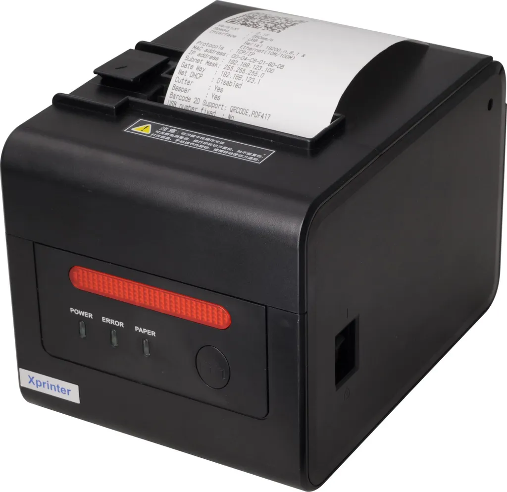 Imprimante de Reçus Thermique Bluetooth Xprinter XP-C260-N Robuste