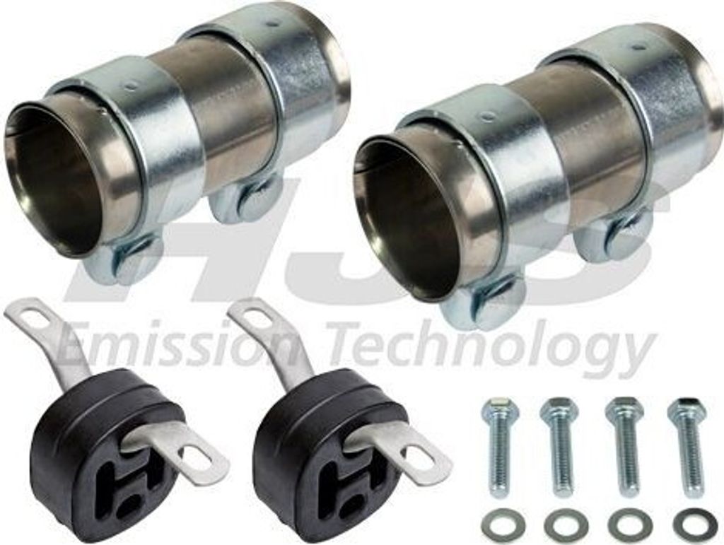 HJS 82 11 9195 Montagesatz Auspuffanlage Abgasanlage für VW PASSAT Variant (3B6) PASSAT Variant (3B5) PASSAT (3B3) PASSAT (3B2) für SKODA SUPERB ...