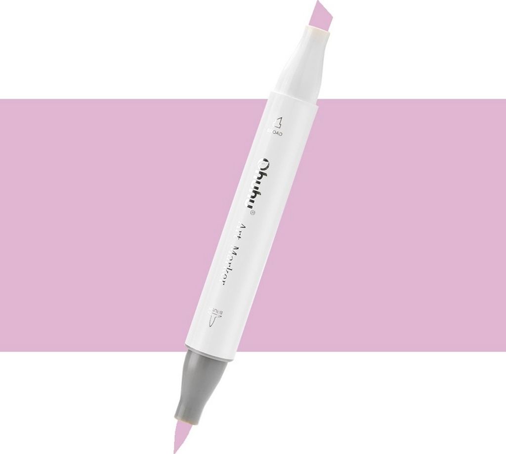 Pinceau & ciseau double face OHUHU, R11 Ombre mauve Image du produit 
