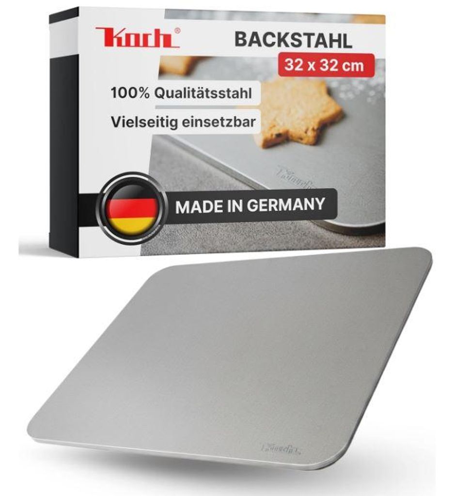 KOCH #109 Massiver Backstahl 32 x 32 x 0,6cm für perfekte Produktbild 