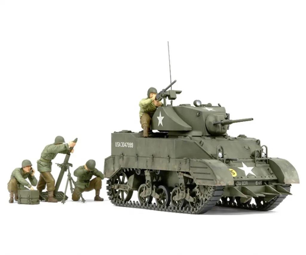 Maquette M5A1 Tamiya 1:35 : Montage Facile et Précision Historique pour Débutants