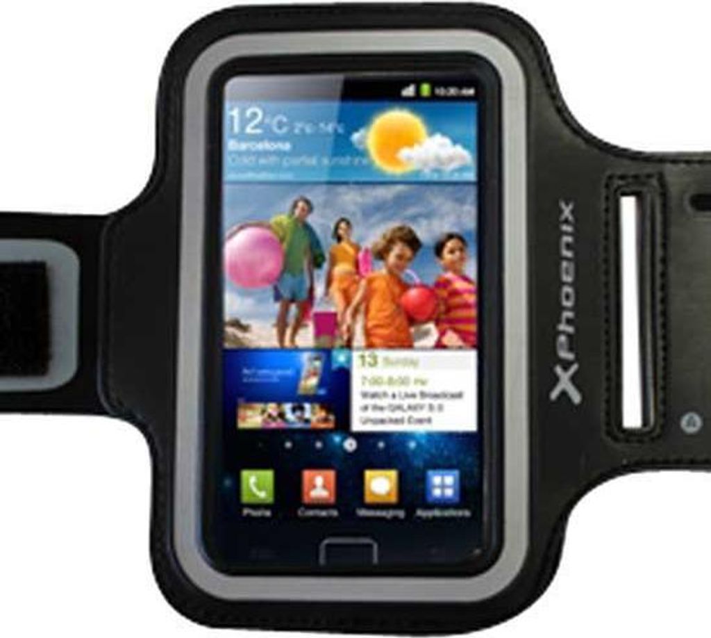 Phoenix Technologies PHARMBANDXL, Armbandbehälter, Jede Marke, iPhone, 14,5 cm (5.7"), Schwarz