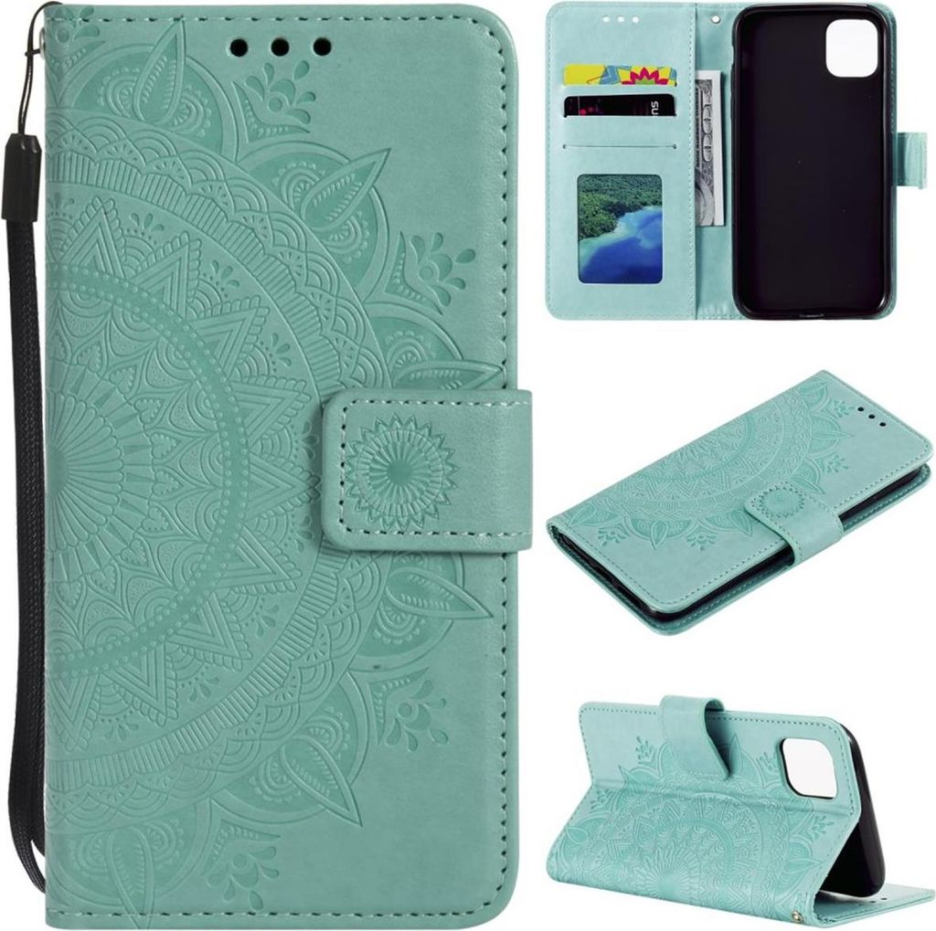 Hülle für Apple iPhone 13 Pro Max Handyhülle Flip Case Cover Tasche Mandala