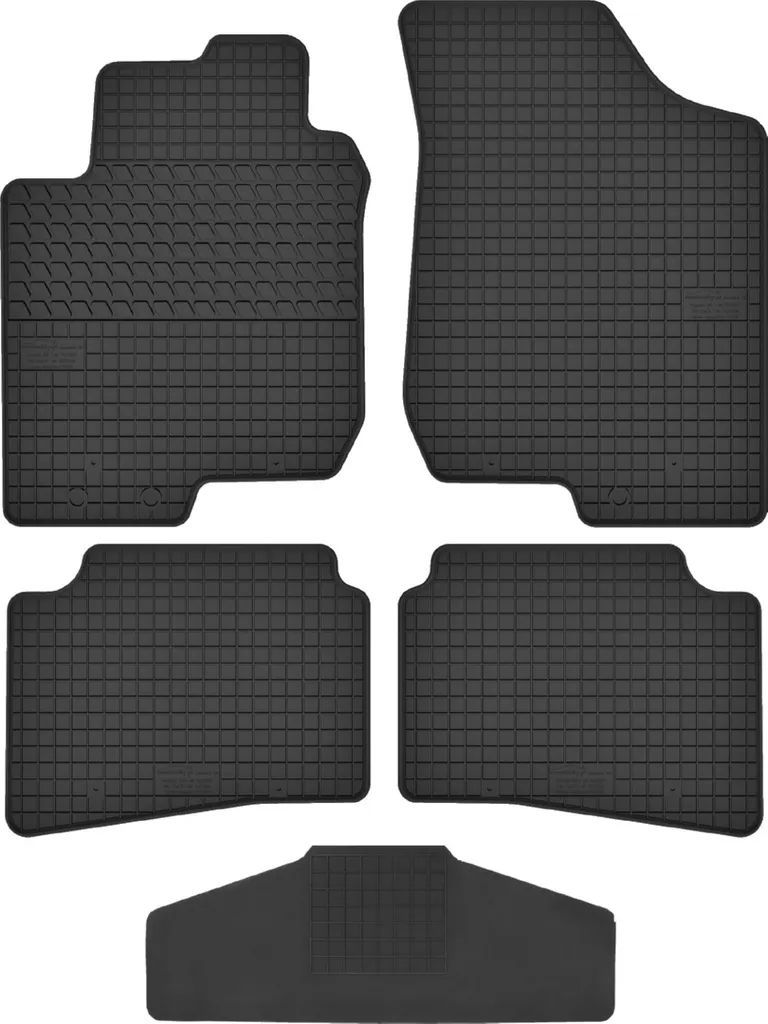 Set Tappetini Auto in Gomma per Kia Ceed 1 con Copertura Centrale