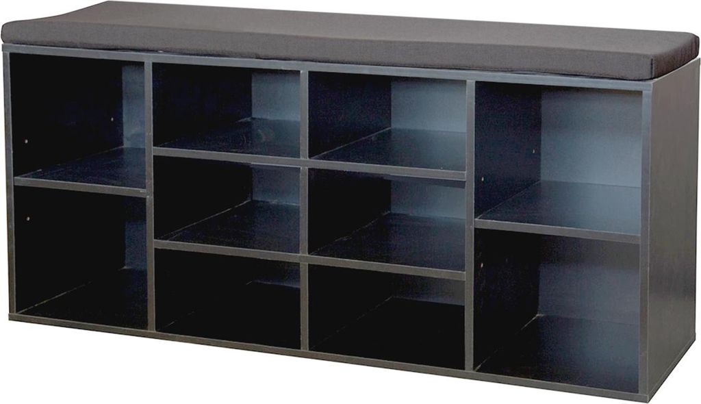 Schuhbank Katja6 mit gepolsterter Sitzfläche, 104 cm breit, Produktbild 