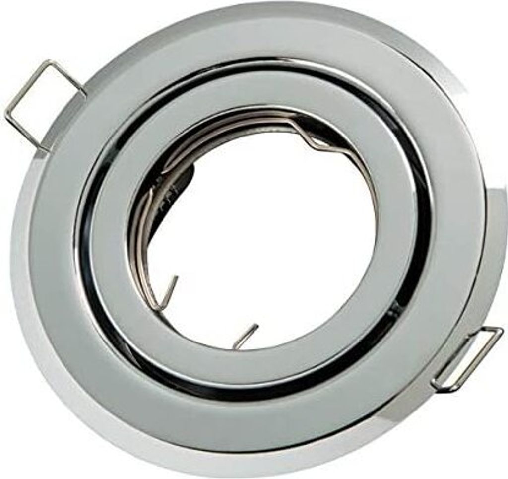 Zapustené bodové svietidlo GU10 Ø85 mm s otvorom otočným o Obrázok produktu 