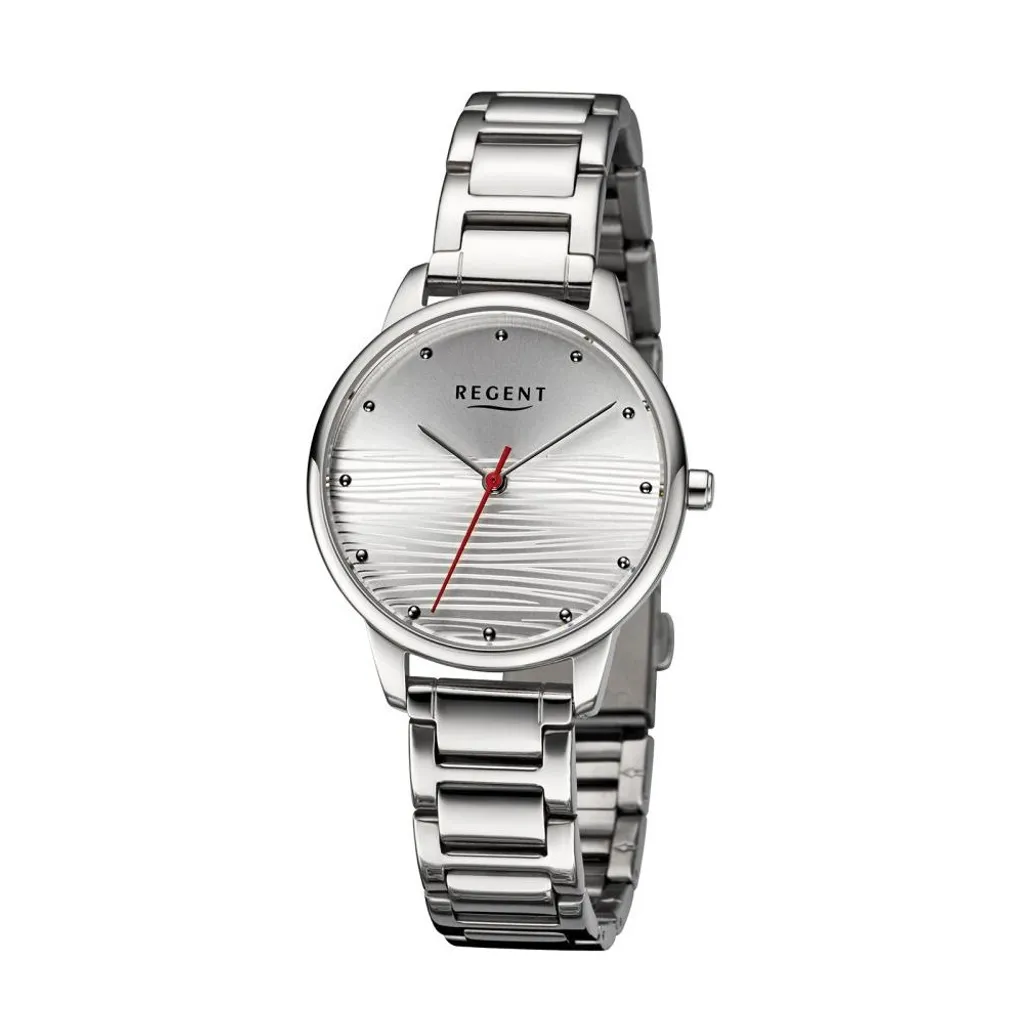 Regent BA-743 Montre Femme Acier Inox - Cadran Lisible et Verre Minéral