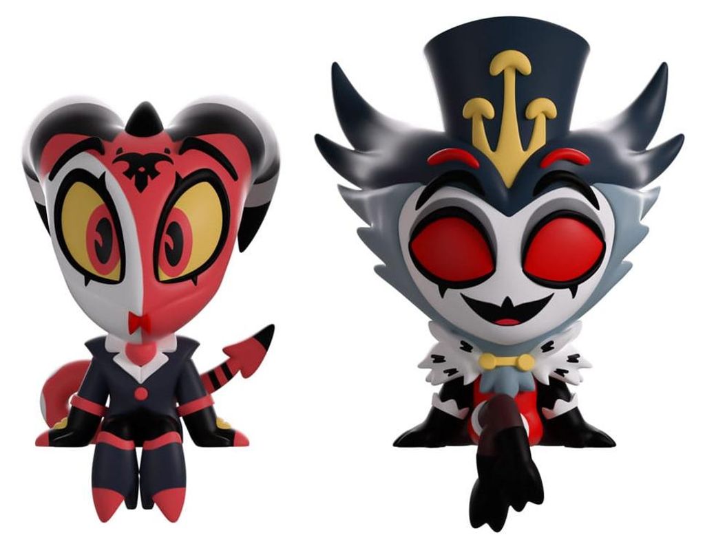 Helluva Boss Vinyl Figuren Blitzo & Stolas Monitor Buddiez Produktbild 