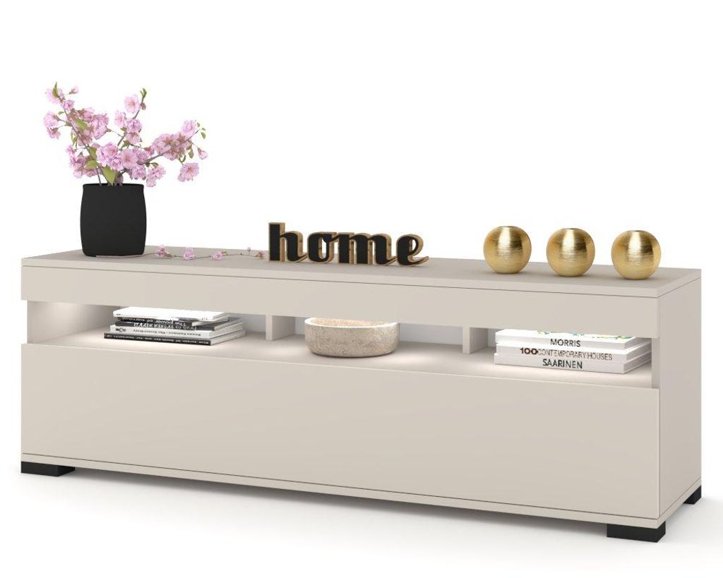 Fernsehschrank TV-Lowboard PLAY STEHEND Mit LED Produktbild 