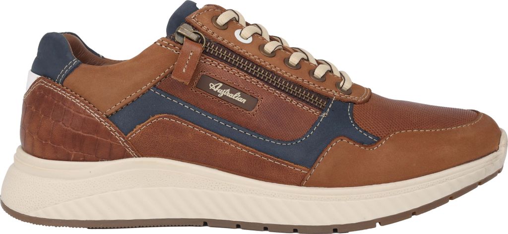 Australian Hatchback Veterschoenen Laag - Cognac - Maat 41