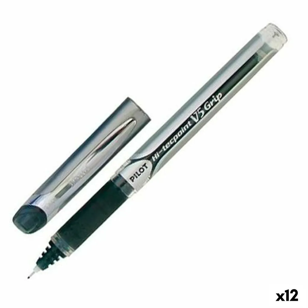Pilot - Rollerpen Pilot Hi -TECPOPT GRIP BXGPN F SCHWARZ | 12 Stücke