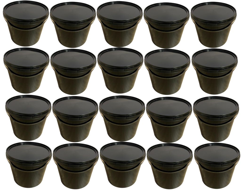 SILPLAST Eimer mit Deckel 5L x 20 Kunststoffeimer 5 Liter Produktbild 
