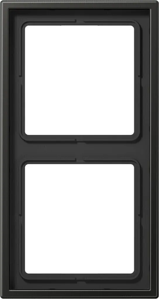 Jung Cadre 2 faces AL 2982 AN en Aluminium Anthracite pour interrupteur